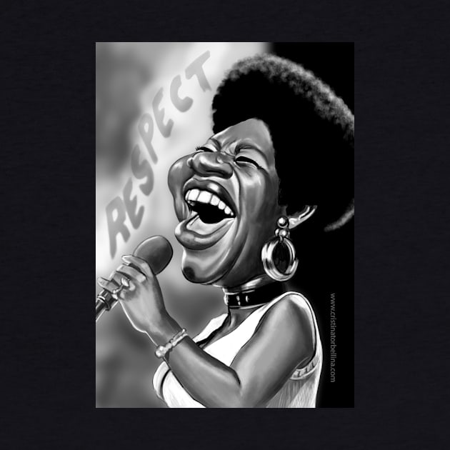 Aretha Franklin by cristinatorbellina